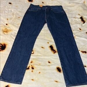 Levi's Dark Blue Straight Jeans
